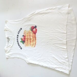 Express Muscle Tee Hangover Club Print Tank Top Circa 2010 Y2K